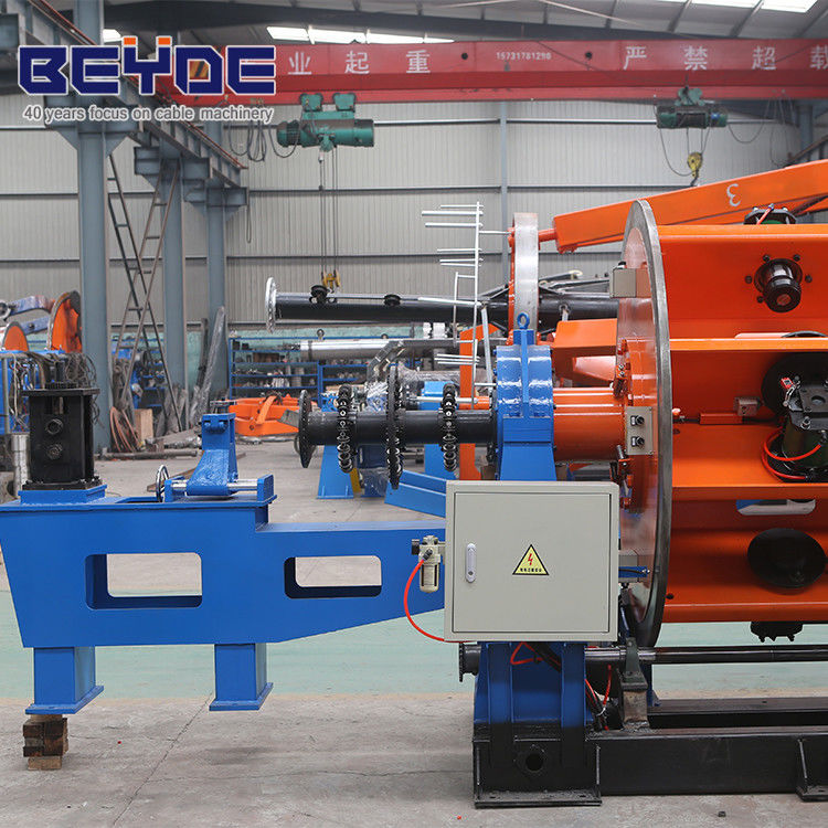 Stable Copper Wire Machine Cable Manufacturing Equipment 253 RPM Cage Speed