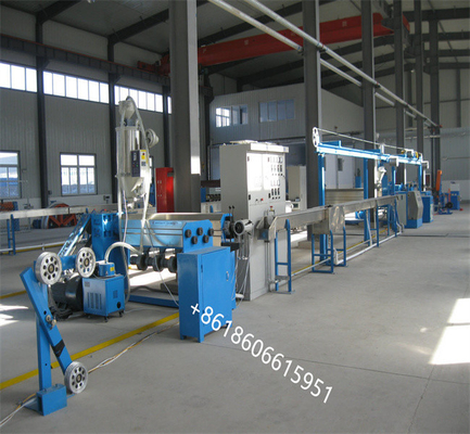 Elektrische Drahtproduktion Kabel Extrusionslinie für PVC LDPE PP 50-200mm Draht