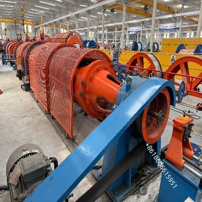 Tubular Typ Stranding Machine arbeitet mit 100% Back Twist oder Draht machen Stranding Machine